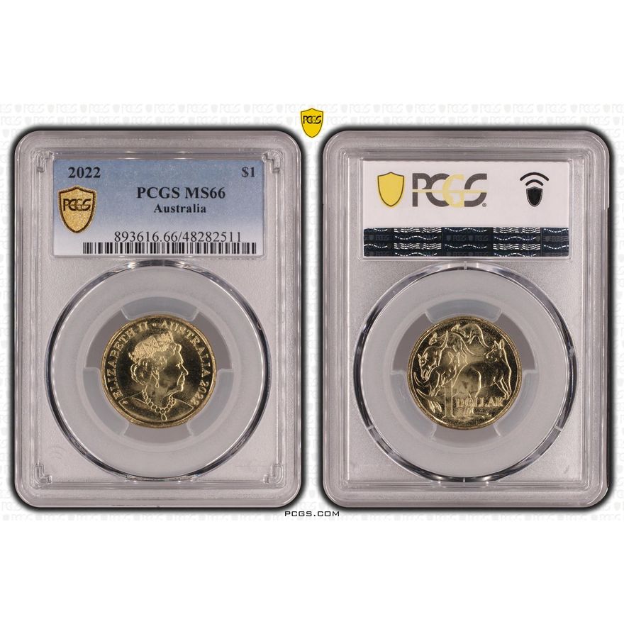 One Dollar, 2022, PCGS MS66