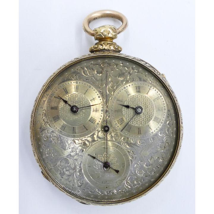 M.J. Tobias Liverpool 18k Captain's Pocket Watch