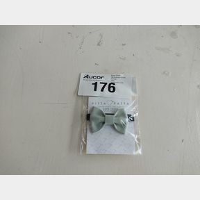 PITTA-PATTA SOFT GENUINE LEATHER PINCHED BOWTIE - DUCK EGG - PROUDLY MADE IN RSA LEATHER BOWTIE FOR KIDDIES