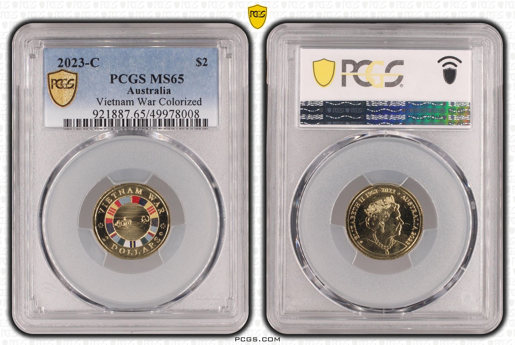 Vietnam War Colorized , Two Dollar, 2023-C, PCGS MS65
