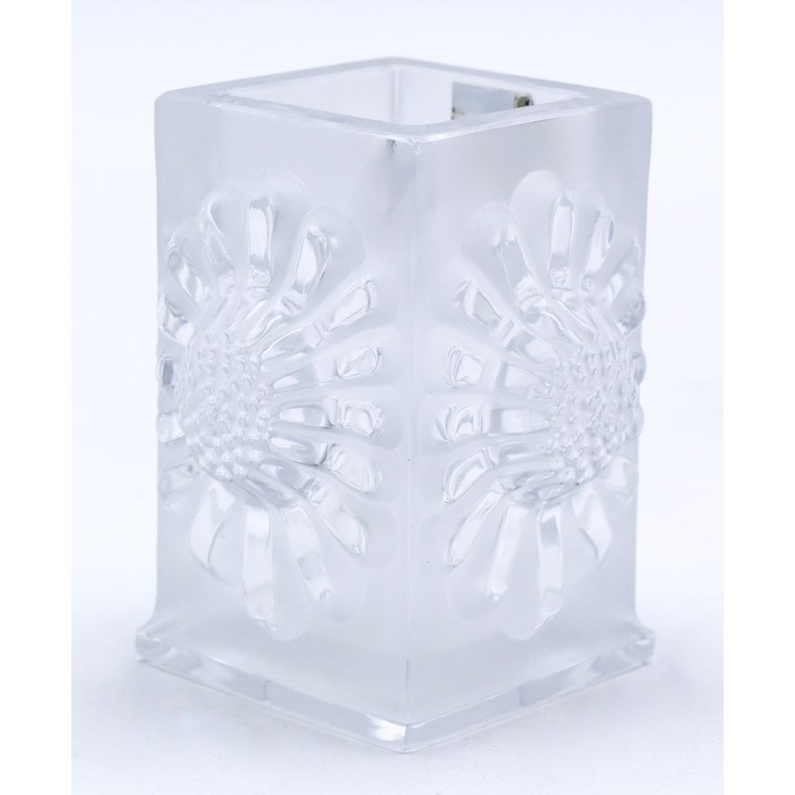 Lalique ''Paquerette'' Small Crystal Vase 3''