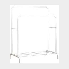 Pract Pack - Single Rail Free Standing Clothes Rack for Hanging - White -| Bar 9902054408621 - 51745/9868 SN B2 (S10)
