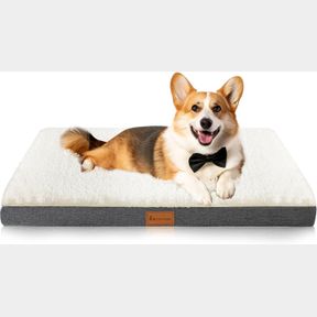 MEDIUM 76.2*50.8+7.6 CM JOLLYVOGUE LARGE ORTHOPEDIC DOG BED WITH REMOVABLE WASHABLE COVER, FOAM MAT FOR PETS WITH NON-SLIP BACKING