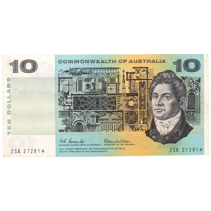 Coombs/Wilson, Ten Dollars, 1966, gVF