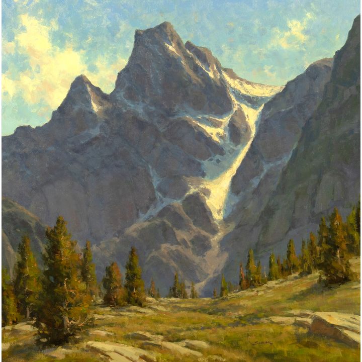 Greg Scheibel (1961- ), Teewinot from the North Fork