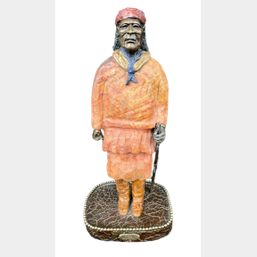 Nde: A Bronze Statue By Mike Greenfield