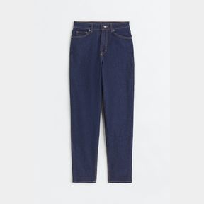 Mom loose fit high ankle jeans dark denim blue 1068429006 UK 10 |