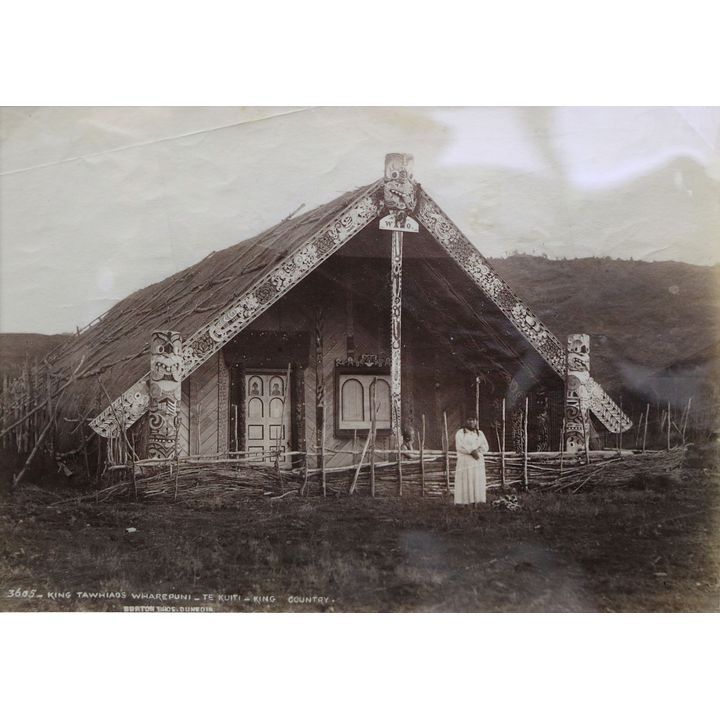BURTON BROS - King Tawhiao’s Wharepuni, Te Kuiti, King Country