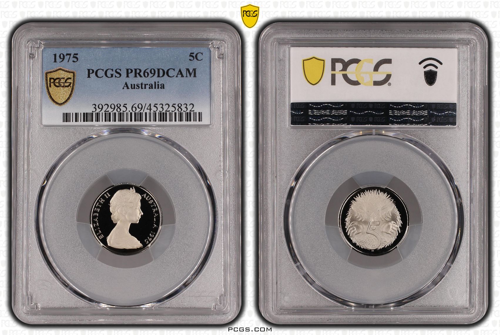 , Five Cent, 1975, PCGS PR69DCAM