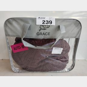 COUCH COVERS STRETCHY JACQUARD CHOC WITH PILLOWCASE STICKERS FOAM STICKS - CHOC BROWN - 180 CM -