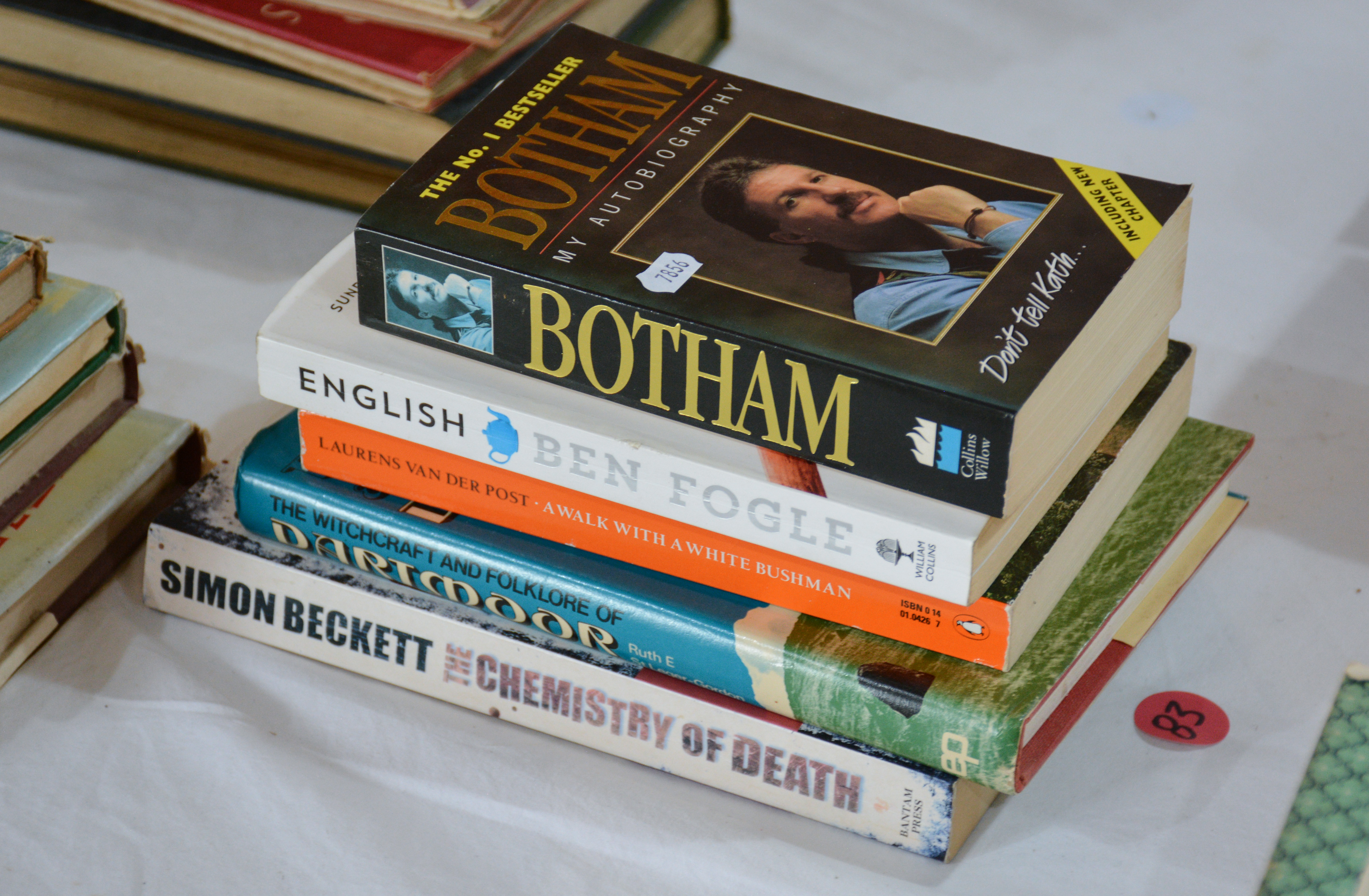 Books x 5 — NZ auction result