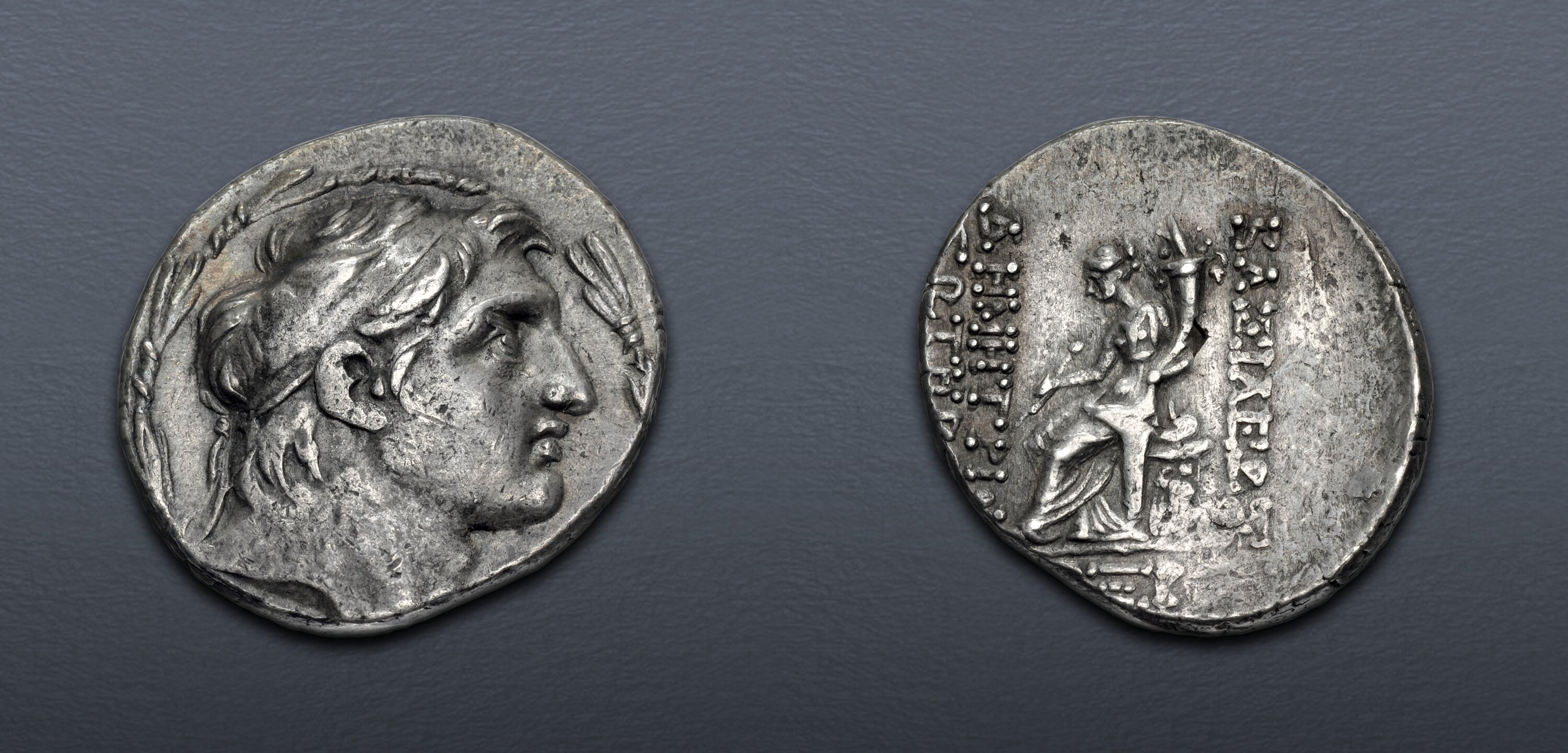 SELEUKID EMPIRE. Demetrios I Soter. 162-150 BC. AR Tetradrachm (28.5mm ...
