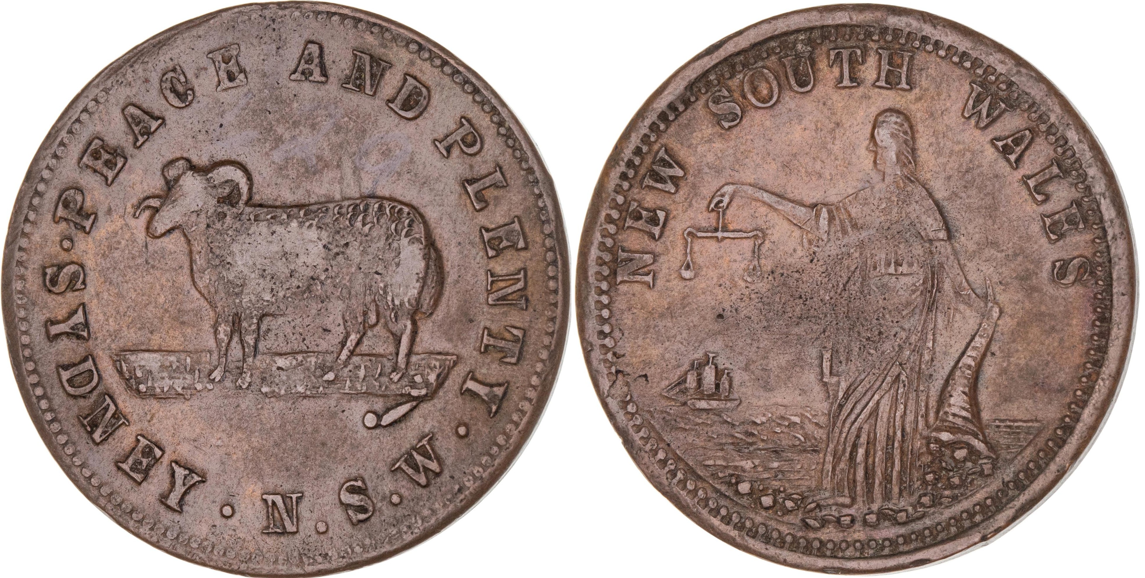 Sydney, New South Wales, Whitty & Brown, Penny, VF