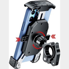 KEWIG MOTORCYCLE PHONE MOUNT, BIKE PHONE MOUNT WITH QUICK INSTALL HANDLEBAR CLAMP, SCOOTER ATV MOTORCYCLE CELL PHONE HOLDER CRADLE