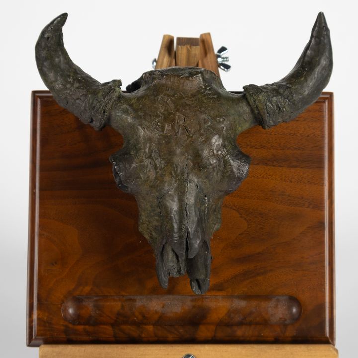Bob Scriver (1914-1999), Charlie Russell Rider Buffalo Skull