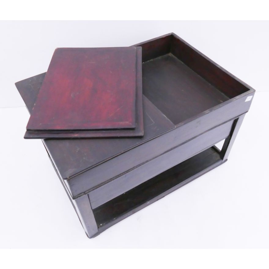 Korean Joseon 2 Compartment Table Box- 10x16x11''