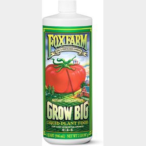 FOXFARM FX14006 1-QUART GROW BIG LIQUID CONCENTRATE 6-4-4