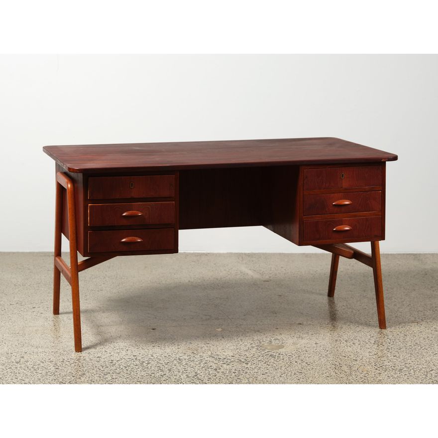 1960s Danish freestanding desk
