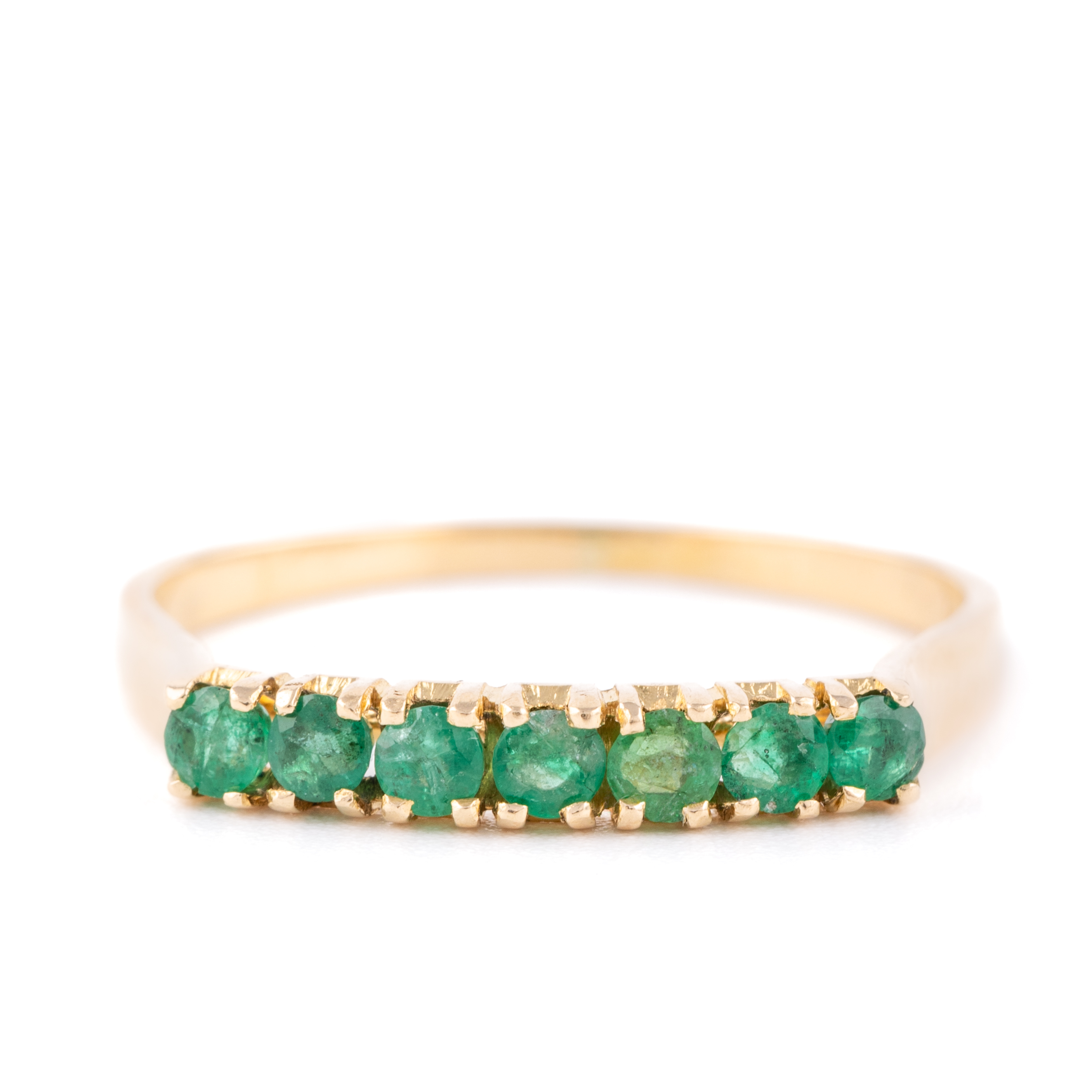 114 · Emerald 14ct Gold Ring
