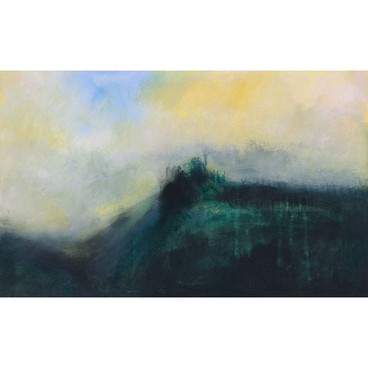 Simon Kogan ''Green Landscape'' 2007 Watercolor