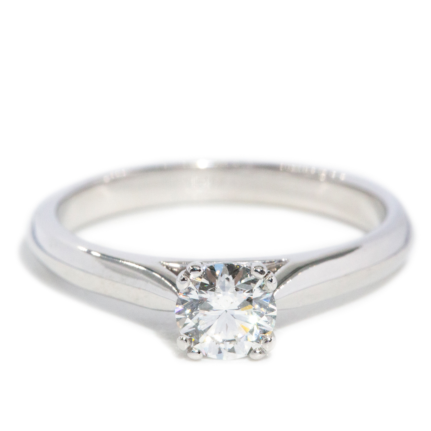 0.50ct Diamond GIA Certified E Colour Solitaire Ring