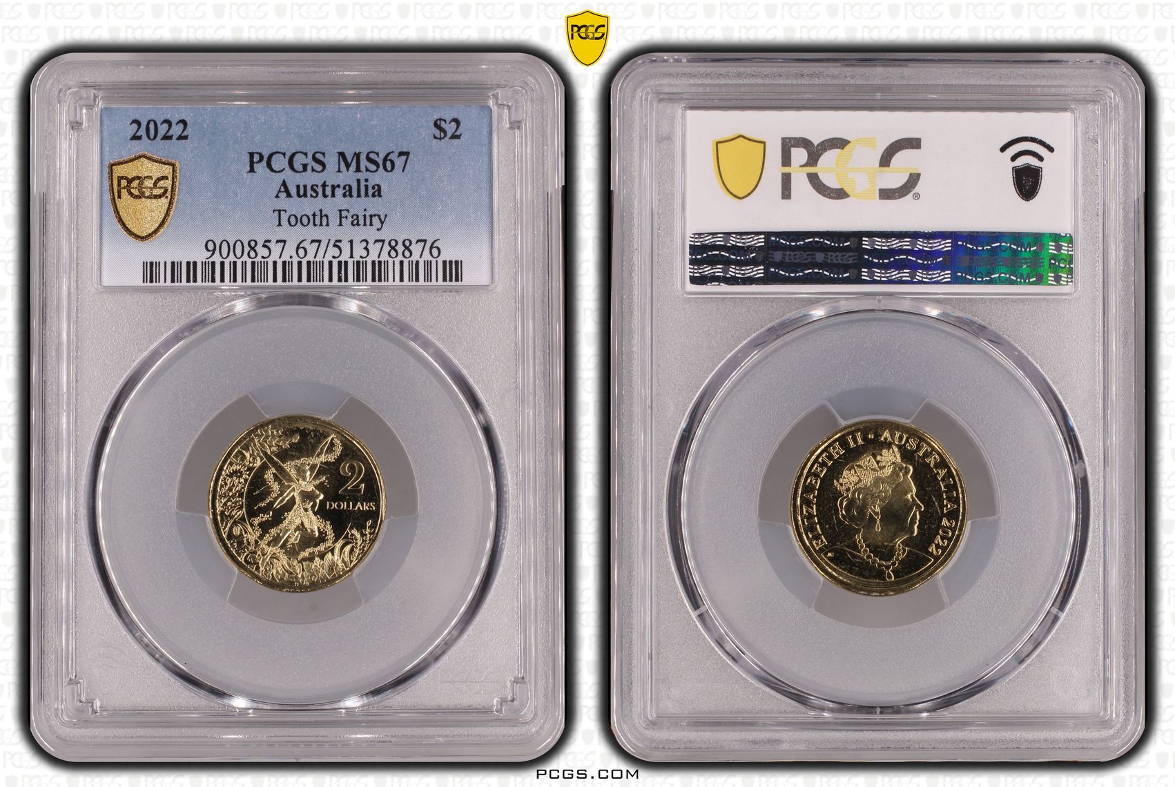 Tooth Fairy, Two Dollar, 2022, PCGS MS67