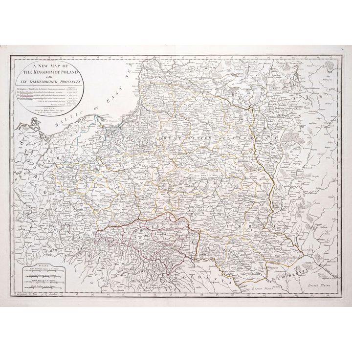 Robert Sayer | A new map of the Kingdom of Poland