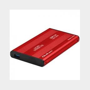 2.5 USB3.0 Aluminium HDD External Case - Red - Bar 9902040378396-51748/3891 AS B3 (S2)