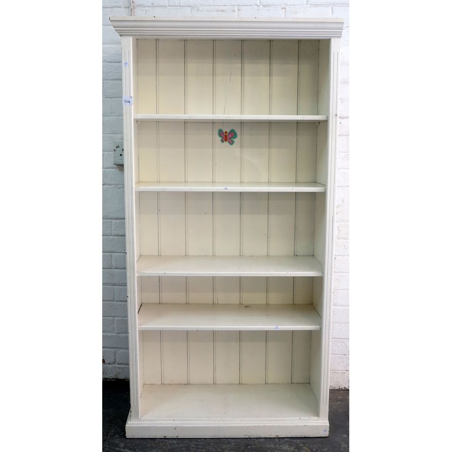 PAINTED BOOKSHELF,