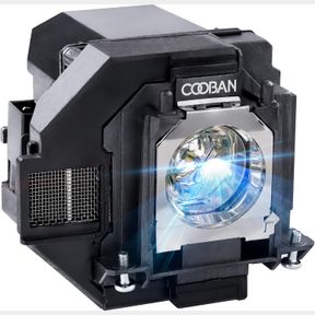 COOBAN ELPLP96 /V13H010L96 REPLACEMENT PROJECTOR LAMP BULB WITH HOUSING FOR EPSON VS250 VS355 VS350 EX5260 EH-TW650 EB-S41 POWERLI