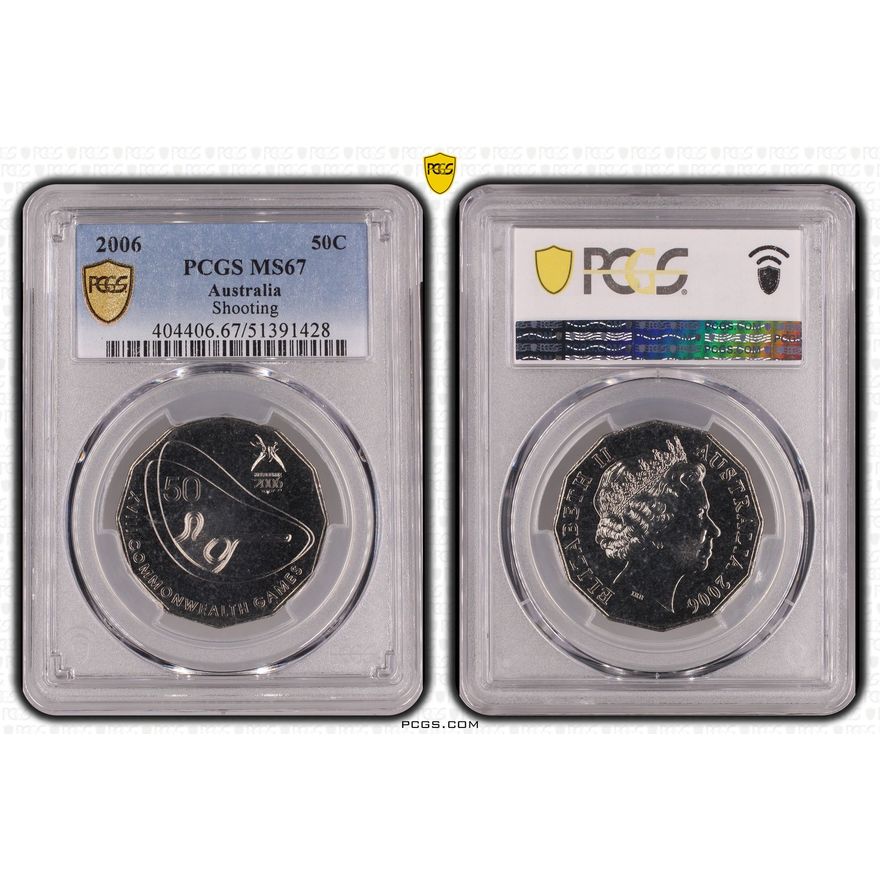 Shooting, Fifty Cent, 2006, PCGS MS67