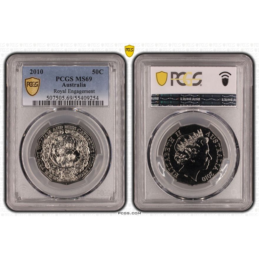 Royal Engagement, POP 10/0, Fifty Cent, 2010, PCGS MS69