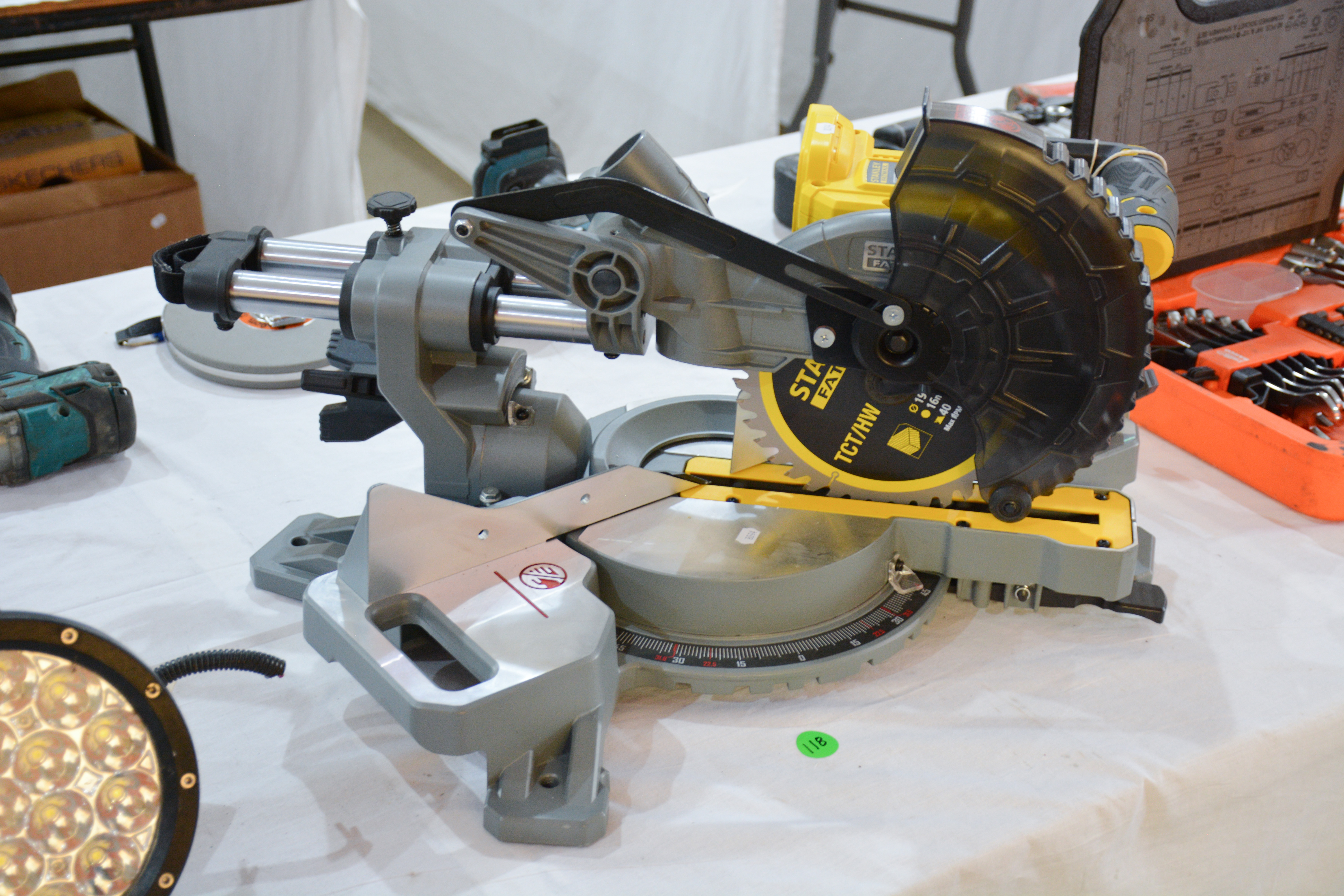 Stanley Sliding Compound Mitre Saw (no battery) — NZ auction result