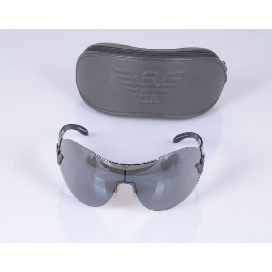 Armani wrap outlet around sunglasses