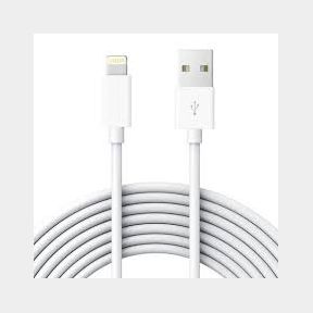 iPhone USB Charging Cable for iPhone 5 6 7 8 X - White - Bar 9902018977651- 51748/10494 AS B1 (S9)