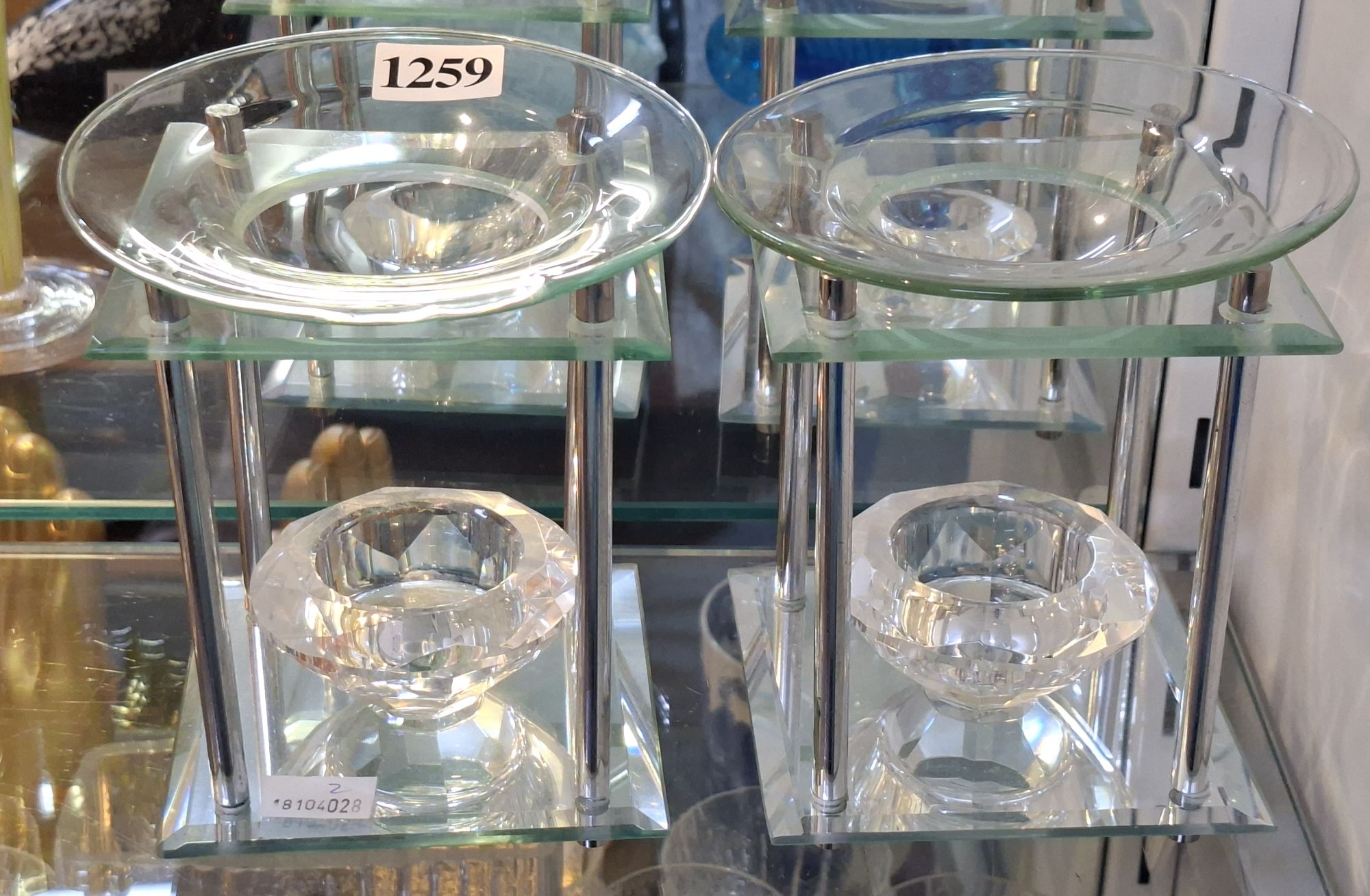 1259 · GLASS/CRYSTAL SCENT BURNERS