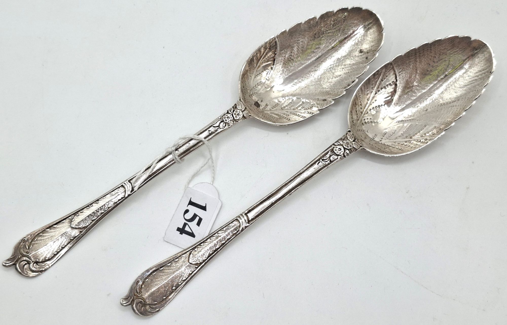 154 · RARE EARLY GEORGIAN SILVER SPOONS
