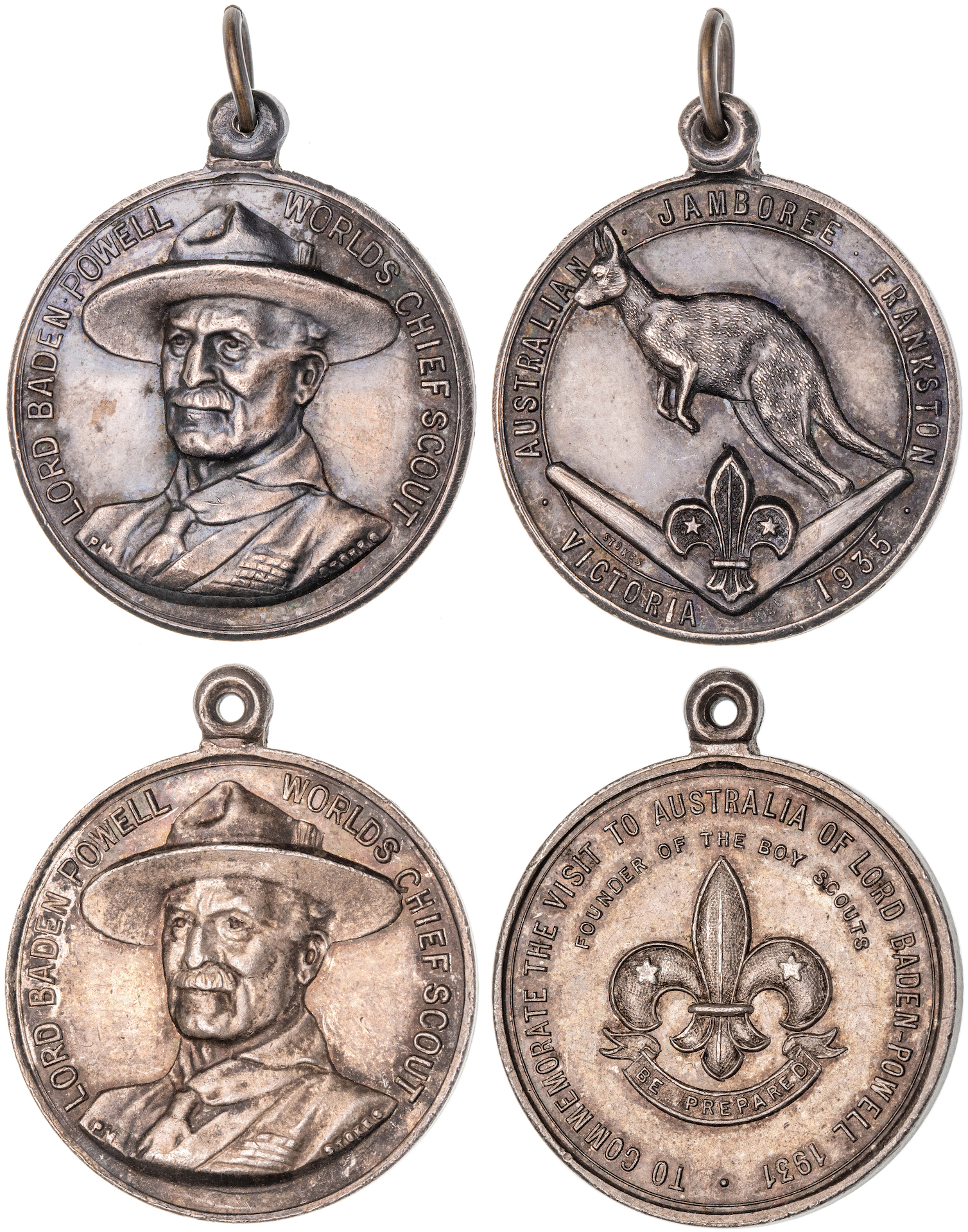 318 · Scouting, Silver Jamboree Medals, 1931, EF