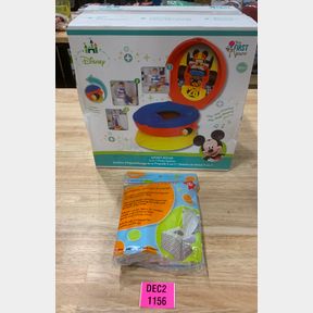DISNEY MICKEY MOUSE 3 IN 1 POTTY SYSTEM & POTTY COVER 6 DISPOSABLE TOILET SEAT COVER