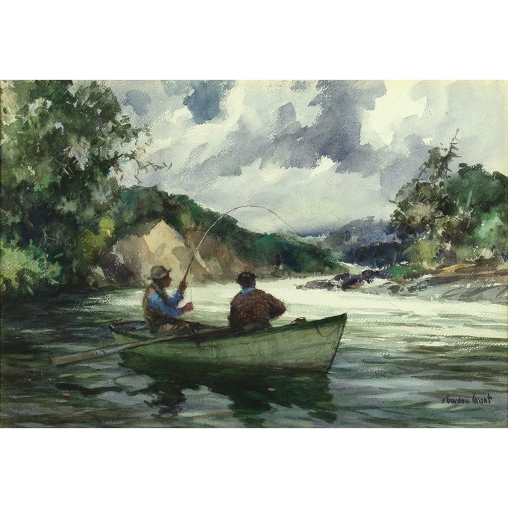 Gordon Hope Grant (1875-1962), One on the Hook