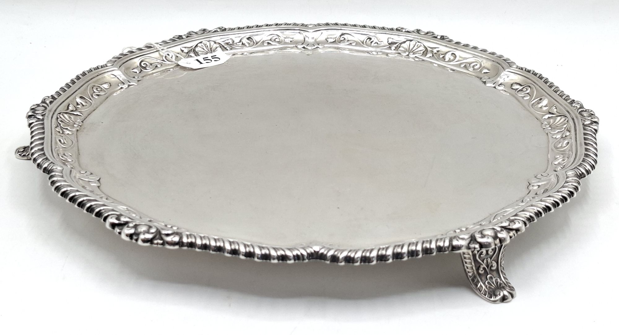Victorian Sterling Silver Serving Tray