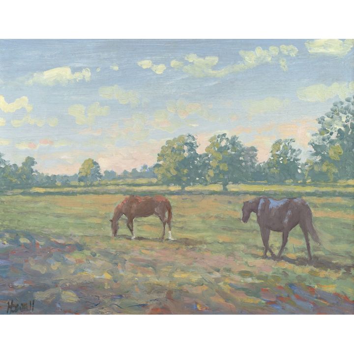Peter Howell (1932-), Untitled (Two Horses)