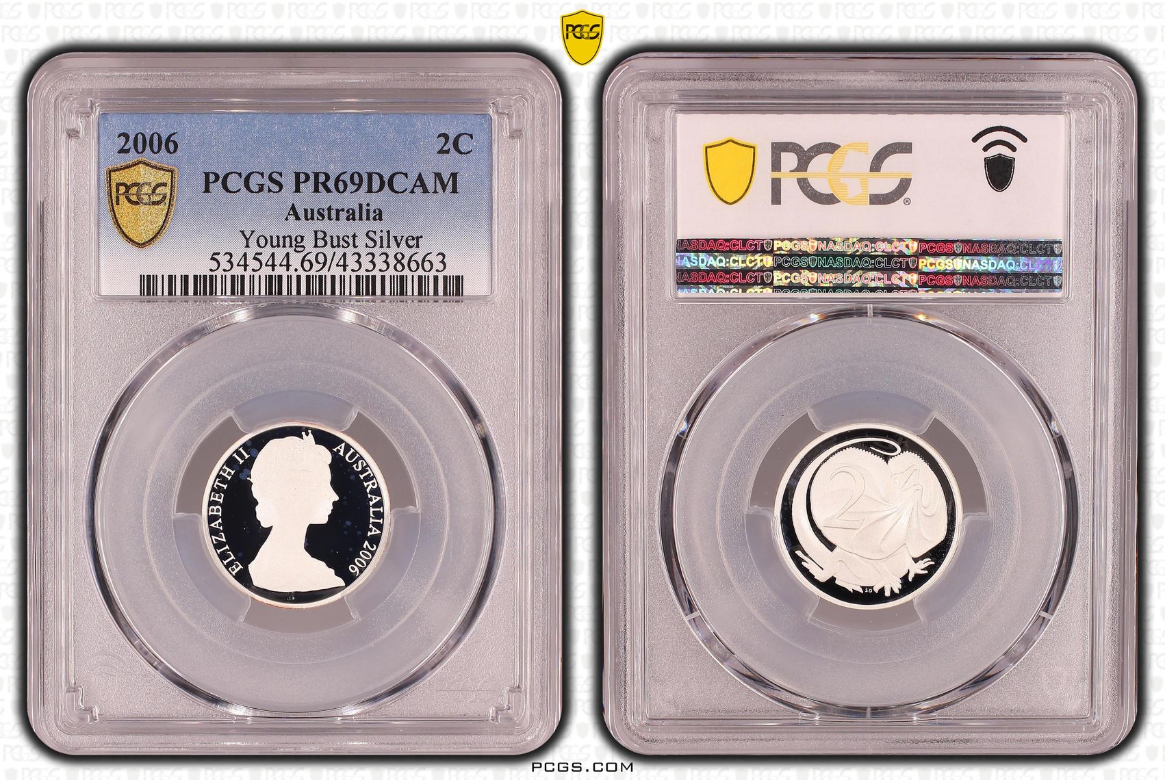 Young Bust, Two Cent, 2006, PCGS PR69DCAM
