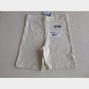 FILA WOMEN S BROOKLYN CYCLING SHORTS GARDENIA - WHITE - 18 M -