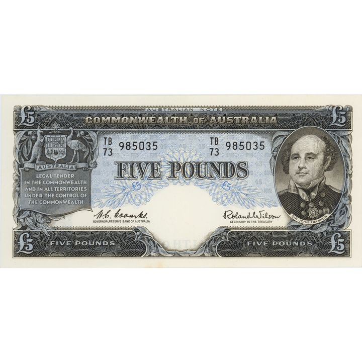 Coombs/Wilson, Five Pounds, 1960,  UNC