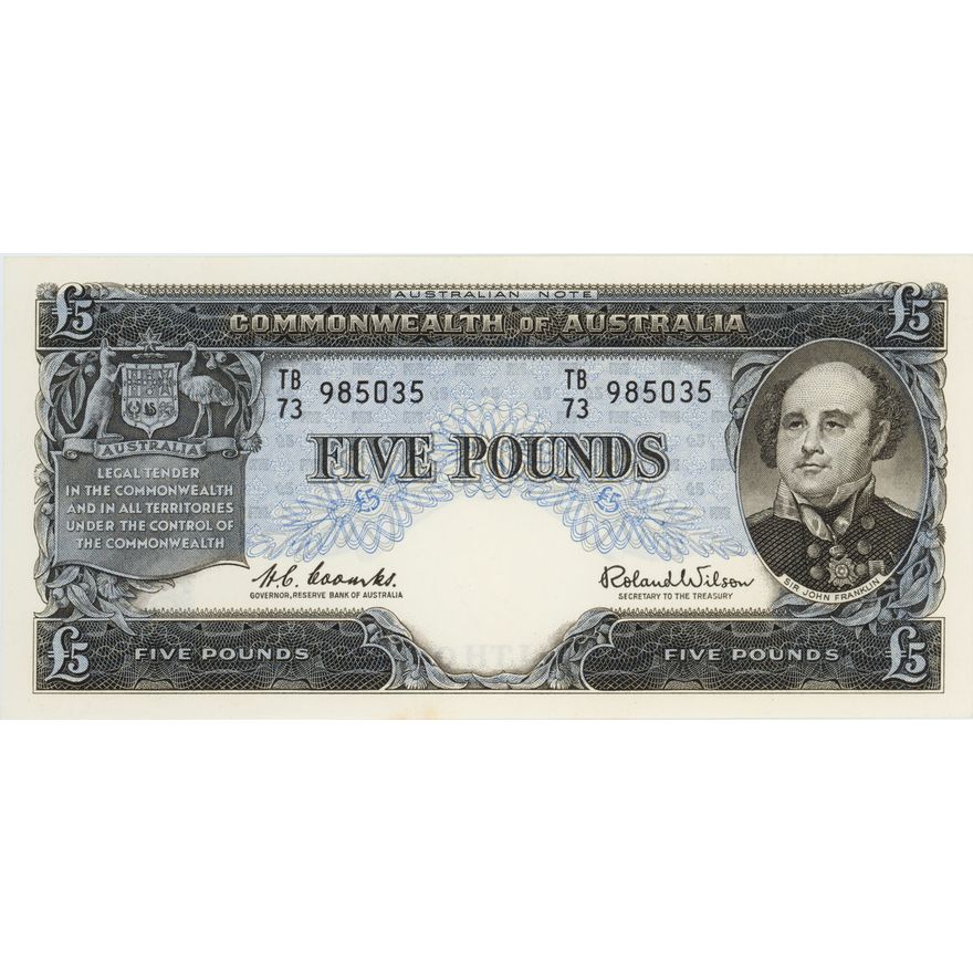 Coombs/Wilson, Five Pounds, 1960,  UNC