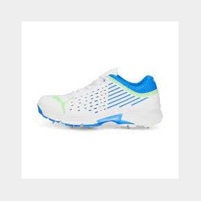 Puma Men s Spike 22.1 Cricket Shoes Puma White/Elektro Green/Bluemazing Men UK 8-51711/1396