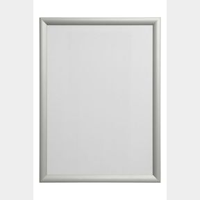A1 Clip Frame 40mm Natural Anodised A1/40mm Anodised Clip Frame (Single Sided) | FRAME BENT AT BOTTOM