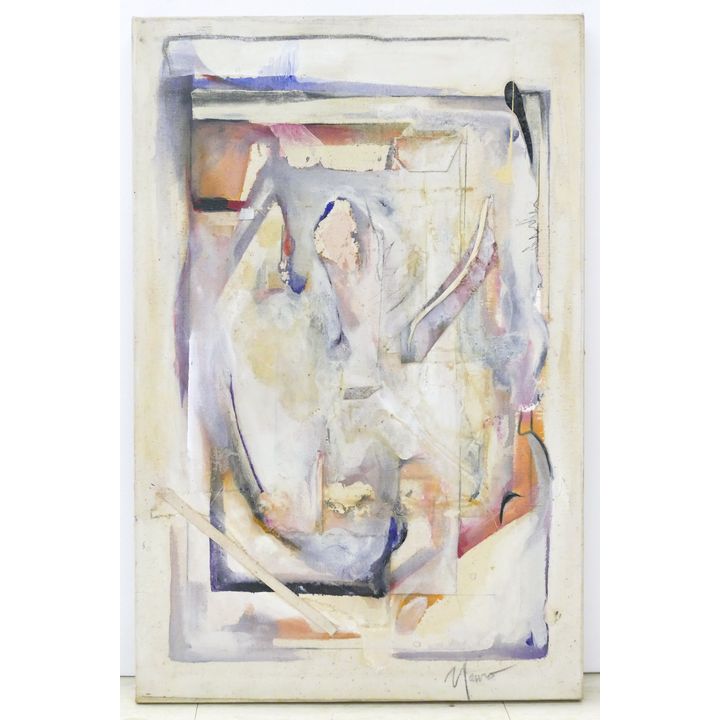 Gary Mauro ''Alcove'' (Abstract) Oil on Canvas 27''x18''.