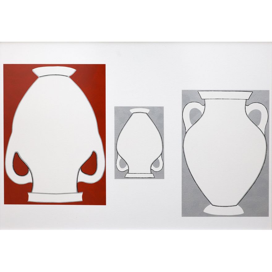 Jo Baer 'Amphora Frieze No. 2'